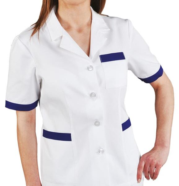 Damska bluza ochronna z krótkim rękawem; LH-HCLS_J; L.HOLLMAN; Raw-Pol