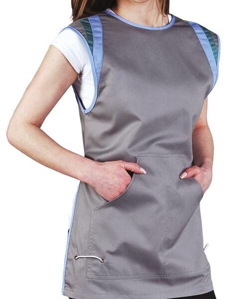 Krótki fartuch ochronny przedni, damski; LH-VESTVISER; L.HOLLMAN; Raw-Pol